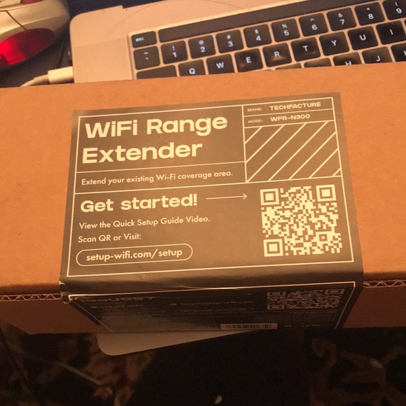 Techfacture Networking Nib Wifi Range Extender 24ghz Up To 280sqft